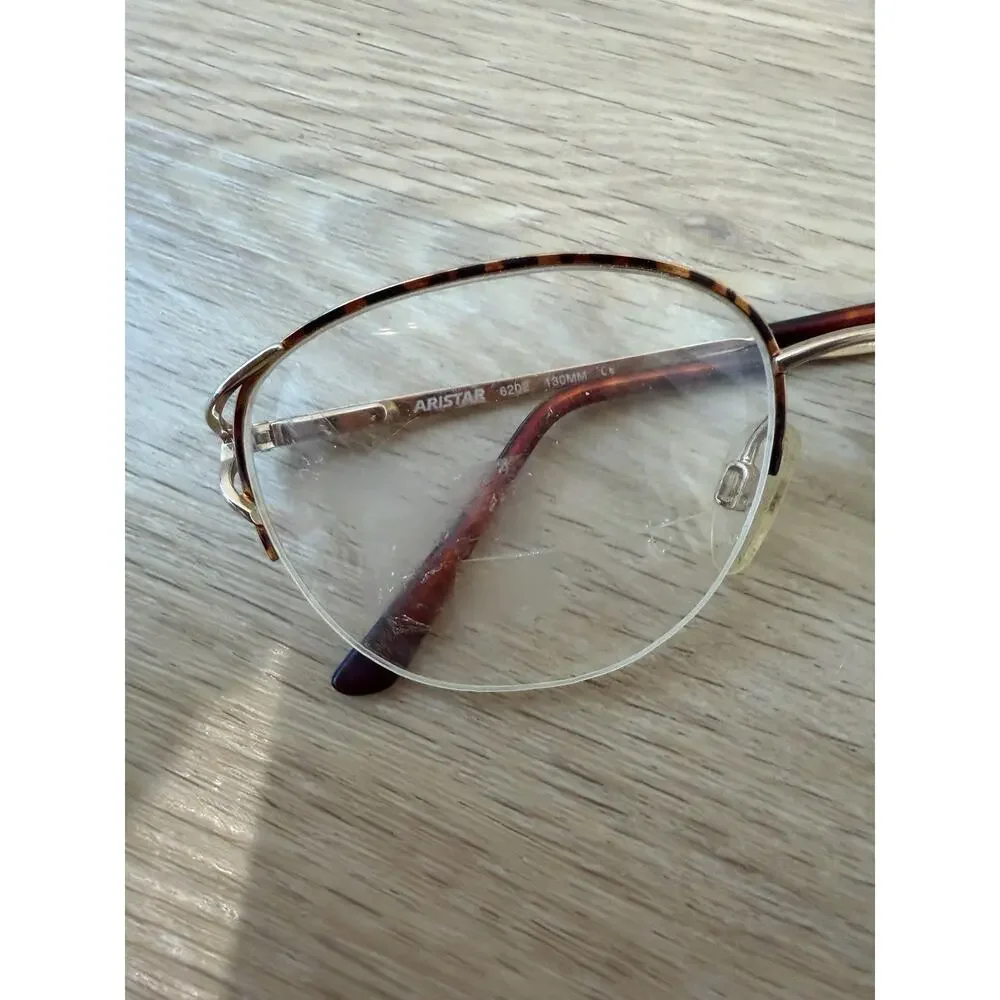 Aristar AR 6202 011 Brown Eyeglasses 52-17-130